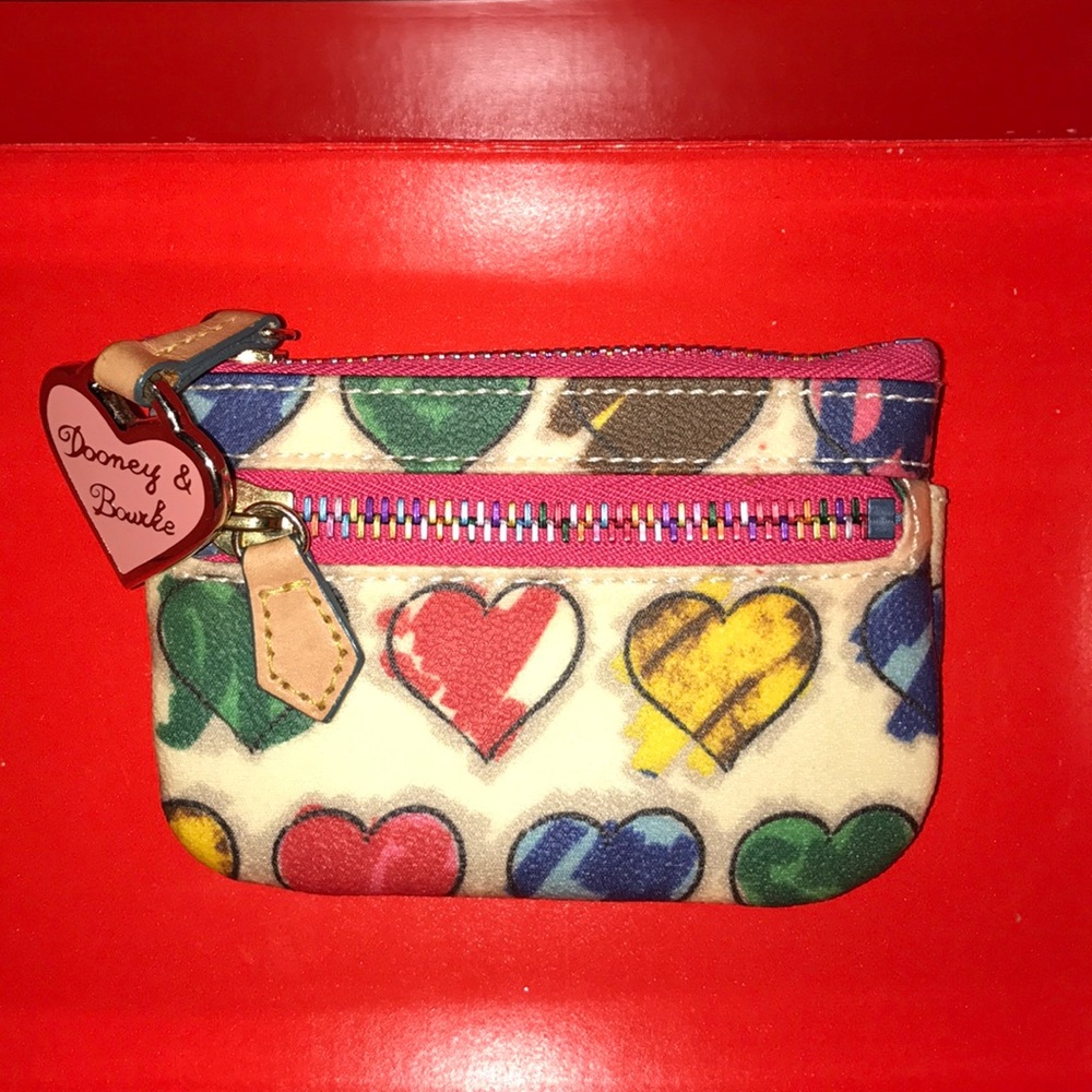 Brand new Dooney and Burke key coin/card case